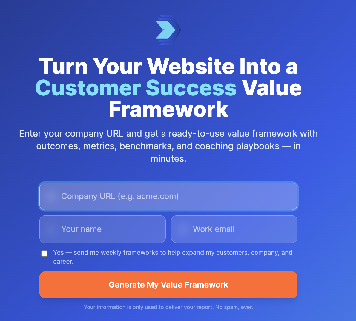 CS Value Intelligence Tool — Product Feature Mapping